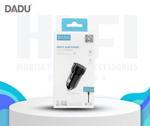 DADU DC-133 USB-A TO MICRO CAR CHARGER WITH CABLE 3.4A